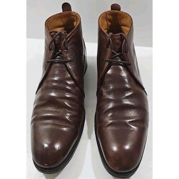 Bexley ~Men\'s Size 44 (US 10.5)~ Brown Leather Lace-Up Shoes \